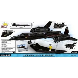Cobi 5891 Lockheed SR-71 Blackbird — comparez les prix sur Planet-Brick (vue détail 4)