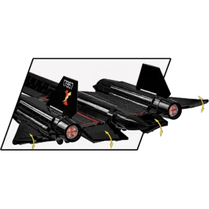 Cobi 5891 Lockheed SR-71 Blackbird — meilleure offre du moment sur Planet-Brick (vue détail 5)