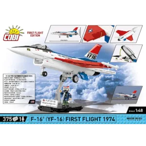 Cobi 5892 F-16 (YF-16) First Flight 1974 — bons plans et promos sur Planet-Brick (vue détail 3)
