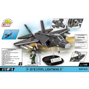Cobi 5895 F-35B STOVL Lightning II — bons plans et promos sur Planet-Brick (vue détail 3)