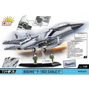 Cobi 5900 Boeing  F-15EX Eagle II — bons plans et promos sur Planet-Brick (vue détail 3)
