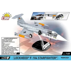 Cobi 5907 Lockheed F-104 Starfighter — où acheter au meilleur tarif sur Planet-Brick (vue détail 2)