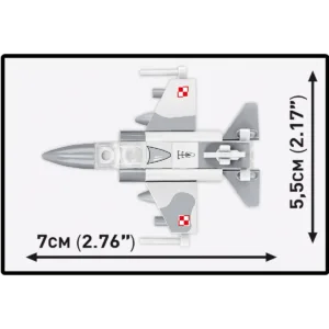 Cobi 5929 F-16C Fighting Falcon 1:300 — prix le plus bas sur Planet-Brick (vue détail 6)