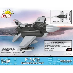 Cobi 5941 F-16D Fighting Falcon 1:300 — où acheter au meilleur tarif sur Planet-Brick (vue détail 2)