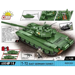 Cobi 2625 T-72 (East Germany/Soviet) — bons plans et promos sur Planet-Brick (vue détail 3)
