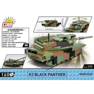 Cobi 3107 K2 Black Panther — où acheter au meilleur tarif sur Planet-Brick (vue détail 2)