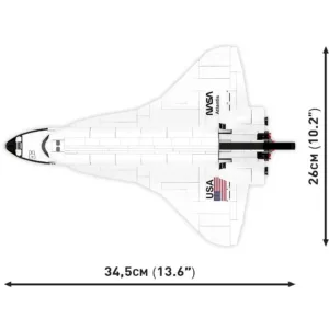 Cobi 1930 Space Shuttle Atlantis — comparatif marchands sur Planet-Brick (vue détail 7)