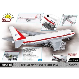 Cobi 26609 Boeing 747 First Flight 1969 — bons plans et promos sur Planet-Brick (vue détail 3)