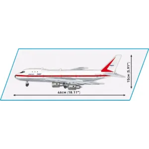 Cobi 26609 Boeing 747 First Flight 1969 — prix le plus bas sur Planet-Brick (vue détail 6)