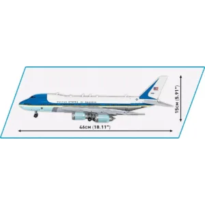 Cobi 26610 Boeing 747 Air Force One — comparatif marchands sur Planet-Brick (vue détail 7)