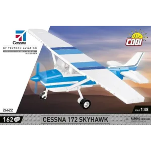 Cobi 26622 Cessna 172 Skyhawk-White-Blue — comparateur de prix sur Planet-Brick (vue détail 1)