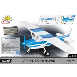Cobi 26622 Cessna 172 Skyhawk-White-Blue — où acheter au meilleur tarif sur Planet-Brick (vue détail 2)