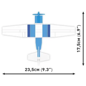 Cobi 26622 Cessna 172 Skyhawk-White-Blue — comparez les prix sur Planet-Brick (vue détail 4)