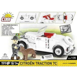 Cobi 2264 Citroen Traction 7C — comparatif marchands sur Planet-Brick (vue détail 7)