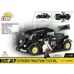 Cobi 2266 Citroen Traction 11CVBL — prix le plus bas sur Planet-Brick (vue détail 6)
