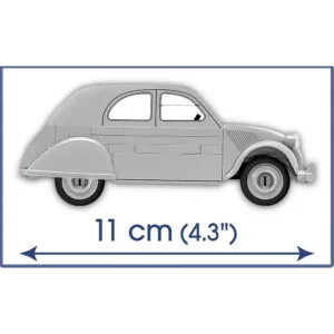 Cobi 24510 Citroen 2CV Type A 1949 — bons plans et promos sur Planet-Brick (vue détail 3)
