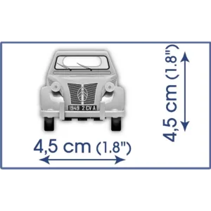 Cobi 24510 Citroen 2CV Type A 1949 — comparez les prix sur Planet-Brick (vue détail 4)