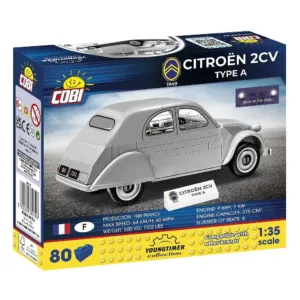 Cobi 24510 Citroen 2CV Type A 1949 — prix le plus bas sur Planet-Brick (vue détail 6)