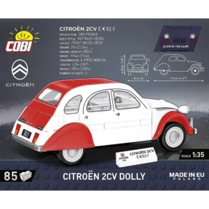 Cobi 24513 Citroen 2CV Dolly — bons plans et promos sur Planet-Brick (vue détail 3)