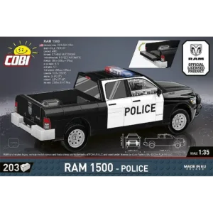 Cobi 24608 RAM 1500 Police — où acheter au meilleur tarif sur Planet-Brick (vue détail 2)