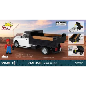 Cobi 24659 RAM 3500 Dump Truck — bons plans et promos sur Planet-Brick (vue détail 3)