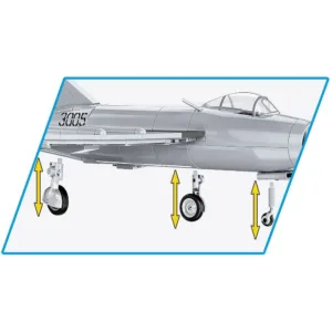 Cobi 5821 S-102 Czechoslovak Air Force — bons plans et promos sur Planet-Brick (vue détail 3)