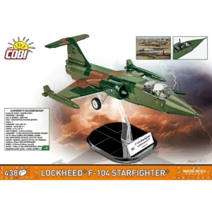 Cobi 2426 Lockheed F-104 Starfighter — où acheter au meilleur tarif sur Planet-Brick (vue détail 2)