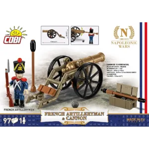 Cobi 20093 French Artilleryman-Cannon — bons plans et promos sur Planet-Brick (vue détail 3)