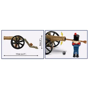 Cobi 20093 French Artilleryman-Cannon — prix le plus bas sur Planet-Brick (vue détail 6)