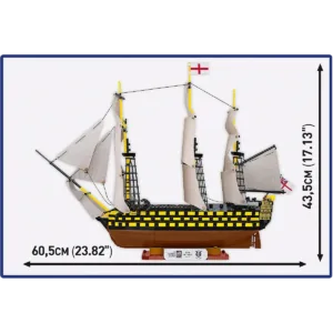 Cobi 20096 HMS Victory — prix le plus bas sur Planet-Brick (vue détail 6)