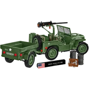 Cobi 2804 Willys MB & Trailer - Executive Edition — comparateur de prix sur Planet-Brick (vue détail 1)