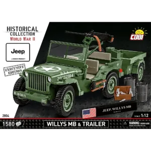 Cobi 2804 Willys MB & Trailer - Executive Edition — bons plans et promos sur Planet-Brick (vue détail 3)