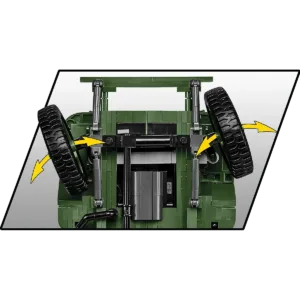 Cobi 2804 Willys MB & Trailer - Executive Edition — comparatif marchands sur Planet-Brick (vue détail 7)