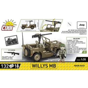 Cobi 3133 Willys MB — bons plans et promos sur Planet-Brick (vue détail 3)