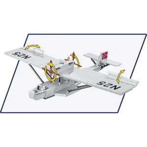 Cobi 1384 Dornier Do J Wal "Amundsen" N-25 — bons plans et promos sur Planet-Brick (vue détail 3)