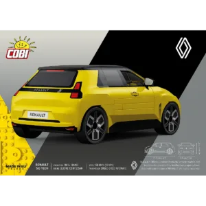 Cobi 24673 Renault 5 E-Tech — bons plans et promos sur Planet-Brick (vue détail 3)