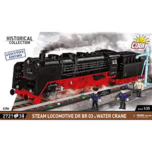 Cobi 6286 DR BR 03 Steam Locomotive & Water Crane - Executive Edition — bons plans et promos sur Planet-Brick (vue détail 3)
