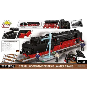 Cobi 6286 DR BR 03 Steam Locomotive & Water Crane - Executive Edition — comparez les prix sur Planet-Brick (vue détail 4)