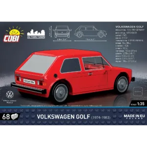 Cobi 24613 Volkswagen  Golf  (1974-1983) — où acheter au meilleur tarif sur Planet-Brick (vue détail 2)