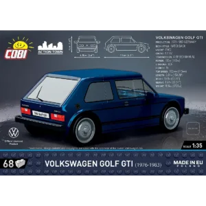 Cobi 24615 Volkswagen  Golf  GTI (1976-1983) — où acheter au meilleur tarif sur Planet-Brick (vue détail 2)