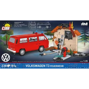 Cobi 24635 Volkswagen T3 Feuerwehr — bons plans et promos sur Planet-Brick (vue détail 3)