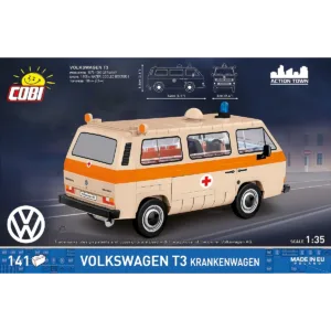 Cobi 24636 Volkswagen T3 Krankenwagen — bons plans et promos sur Planet-Brick (vue détail 3)