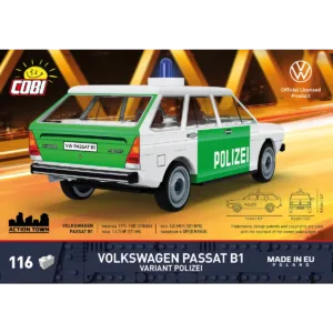 Cobi 24645 Volkswagen Passat B1 Variant Polizei — bons plans et promos sur Planet-Brick (vue détail 3)