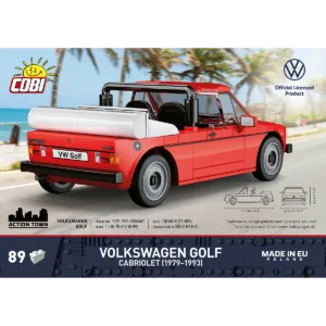 Cobi 24660 Volkswagen Golf Cabriolet (1979-1993) — bons plans et promos sur Planet-Brick (vue détail 3)