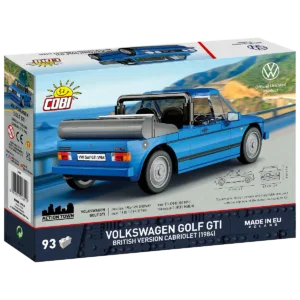 Cobi 24661 Volkswagen Golf GTI British Version Cabriolet (1984) — comparatif marchands sur Planet-Brick (vue détail 7)