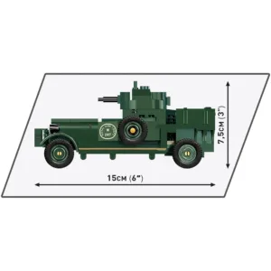 Cobi 2988 Rolls-Royce Armoured Car 1920 Pattern Mk I — prix le plus bas sur Planet-Brick (vue détail 6)