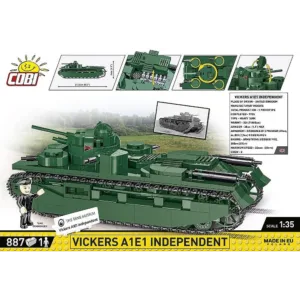 Cobi 2990 Vickers A1E1 Independent — où acheter au meilleur tarif sur Planet-Brick (vue détail 2)