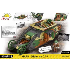 Cobi 2993 Mark I Male no C.19 — bons plans et promos sur Planet-Brick (vue détail 3)