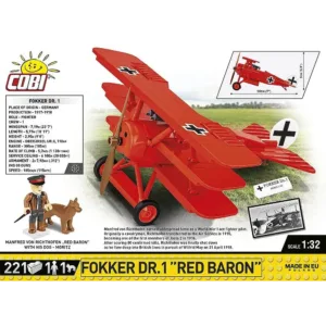 Cobi 2996 Fokker Dr.1 Red Baron — bons plans et promos sur Planet-Brick (vue détail 3)