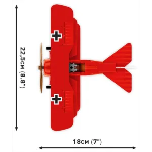 Cobi 2996 Fokker Dr.1 Red Baron — comparez les prix sur Planet-Brick (vue détail 4)